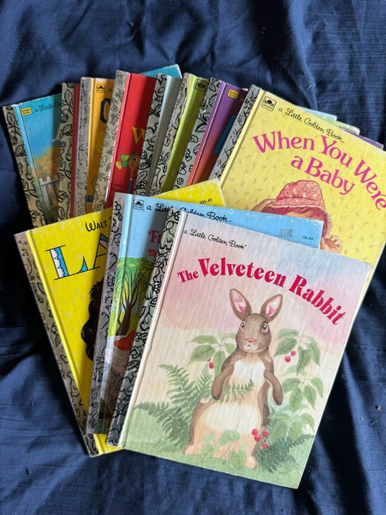 Little Golden Books Other - The Velveteen Rabbit + Little Golden Books Set - Colorful Vintage Kids Classics